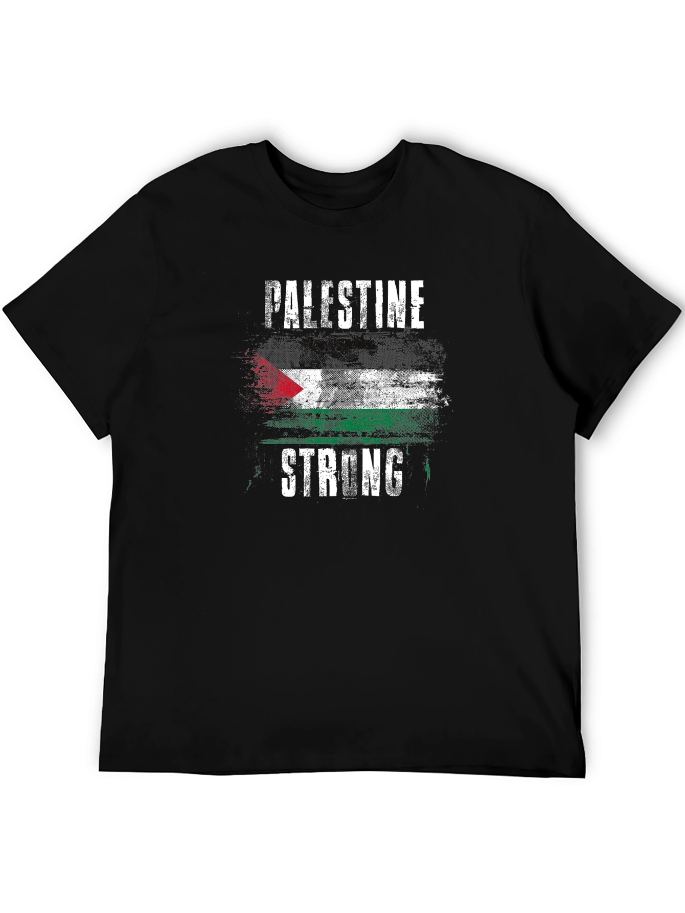 Palestine Strong Graphic T-Shirt - Black