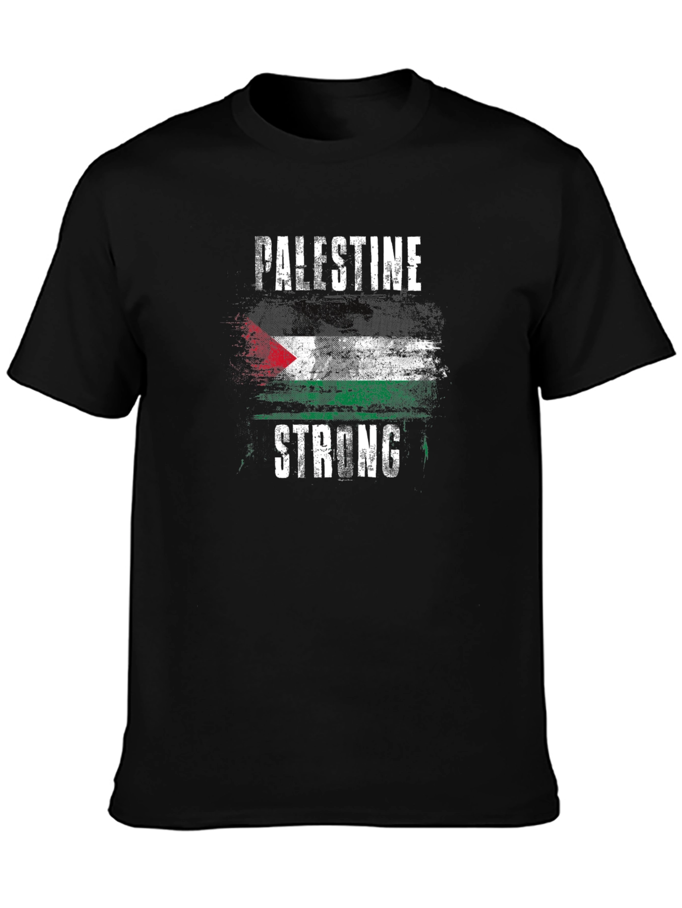 Palestine Strong Graphic T-Shirt - Black