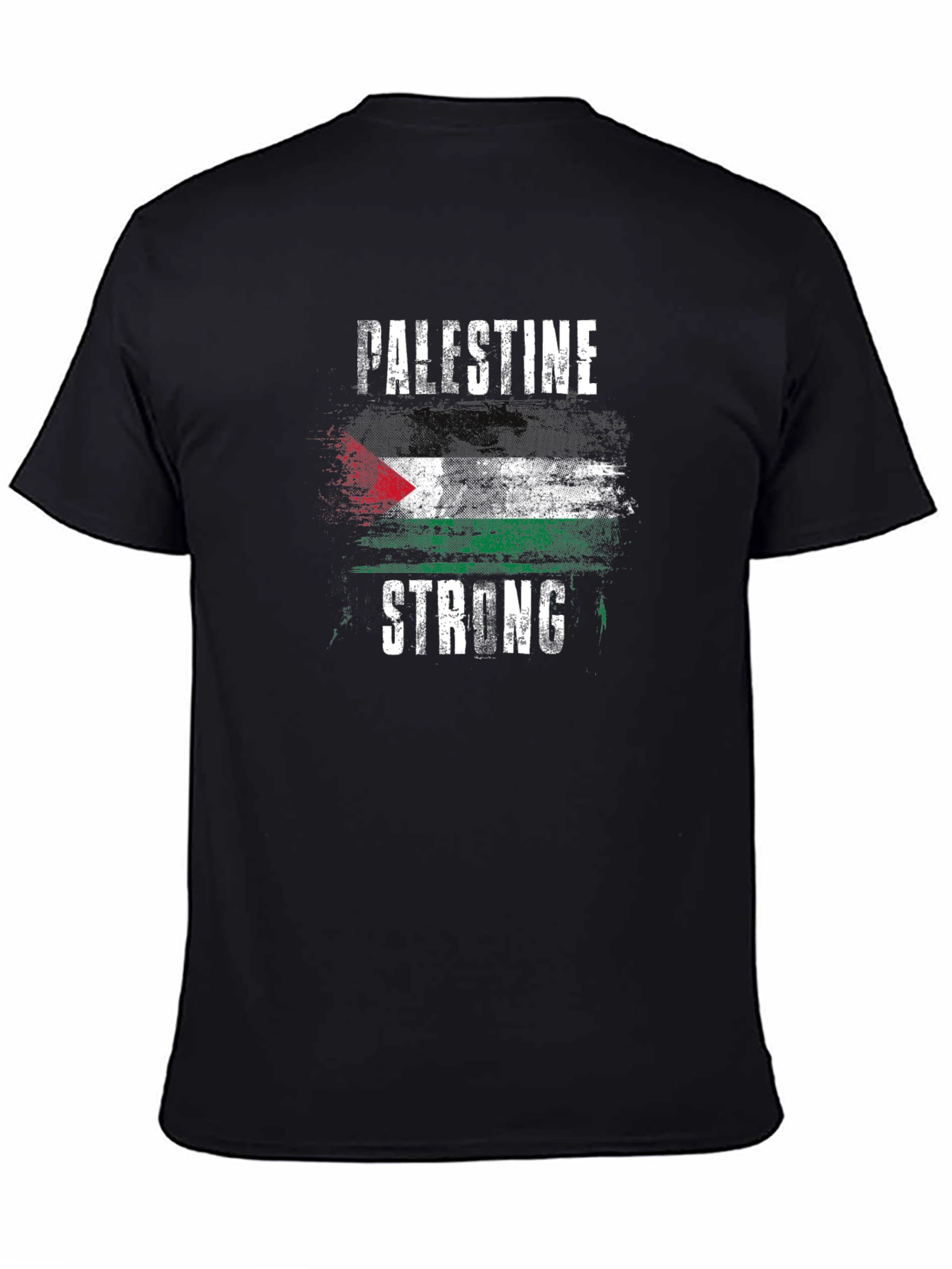 Palestine Strong Graphic T-Shirt - Black
