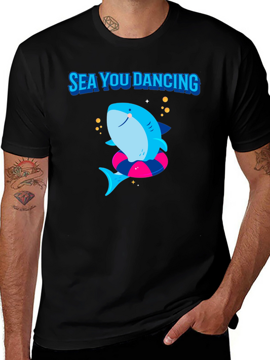 Sea You Dancing Shark Graphic Tee