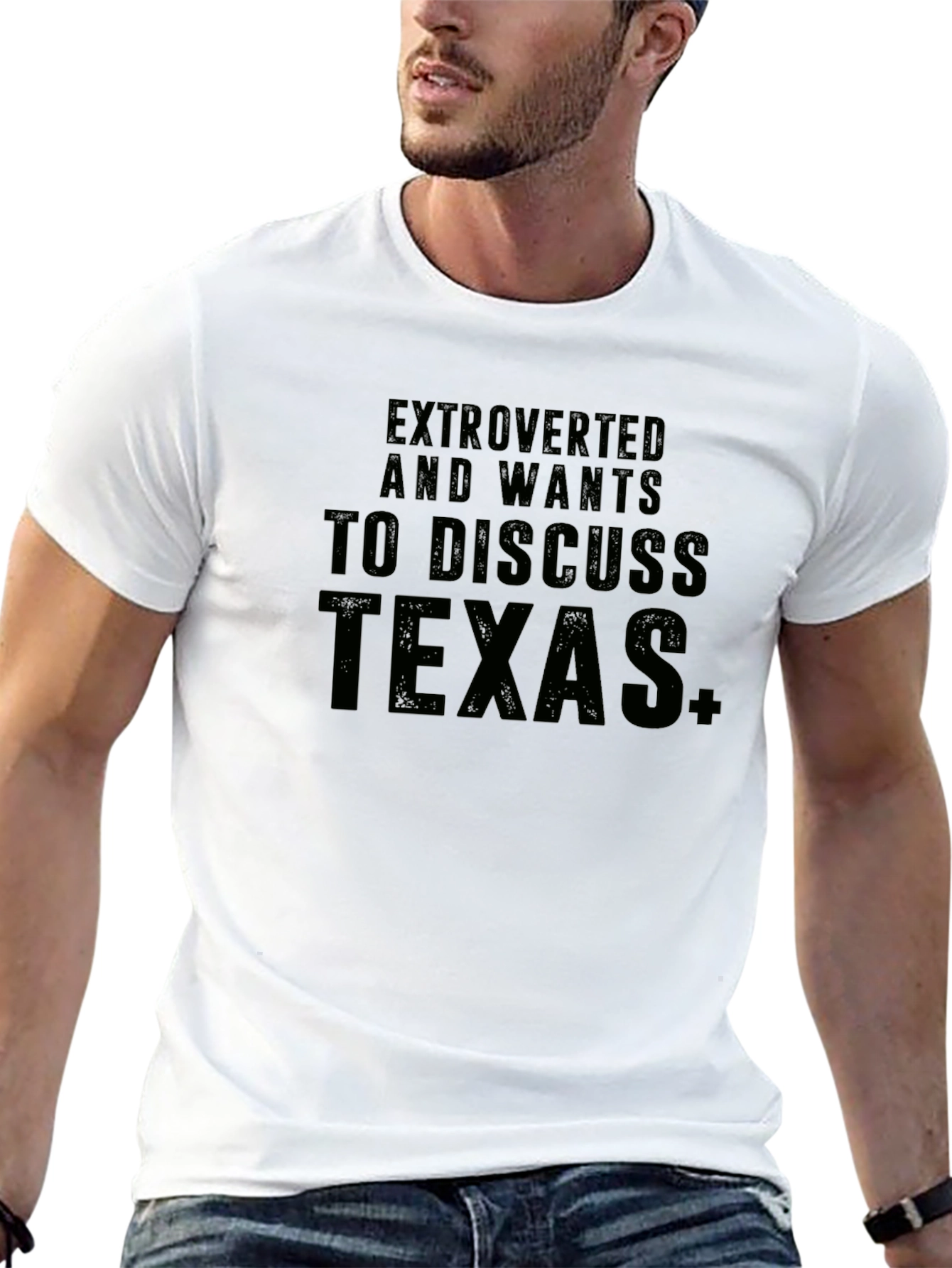 Extroverted Texas Discussion T-Shirt