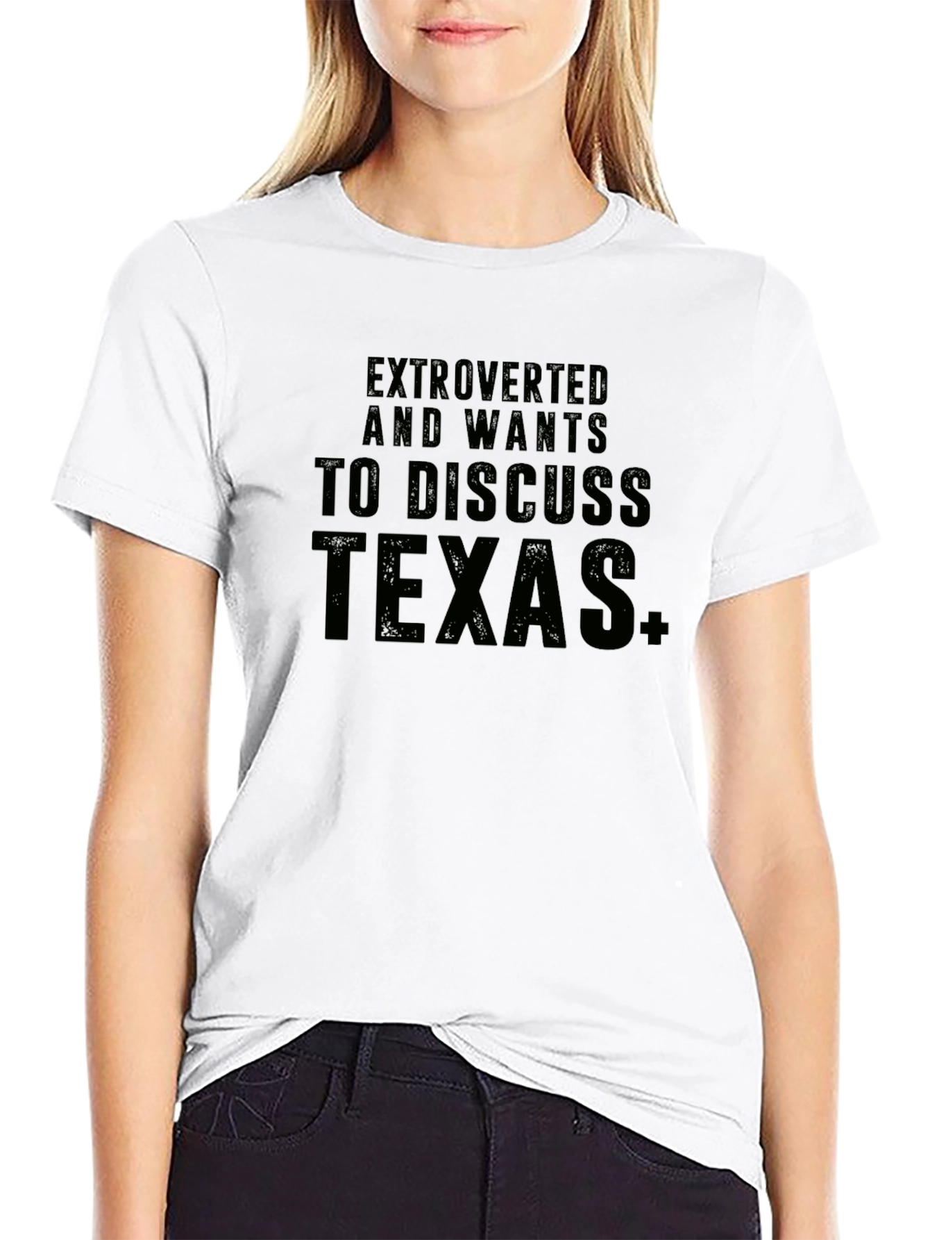 Extroverted Texas Discussion T-Shirt