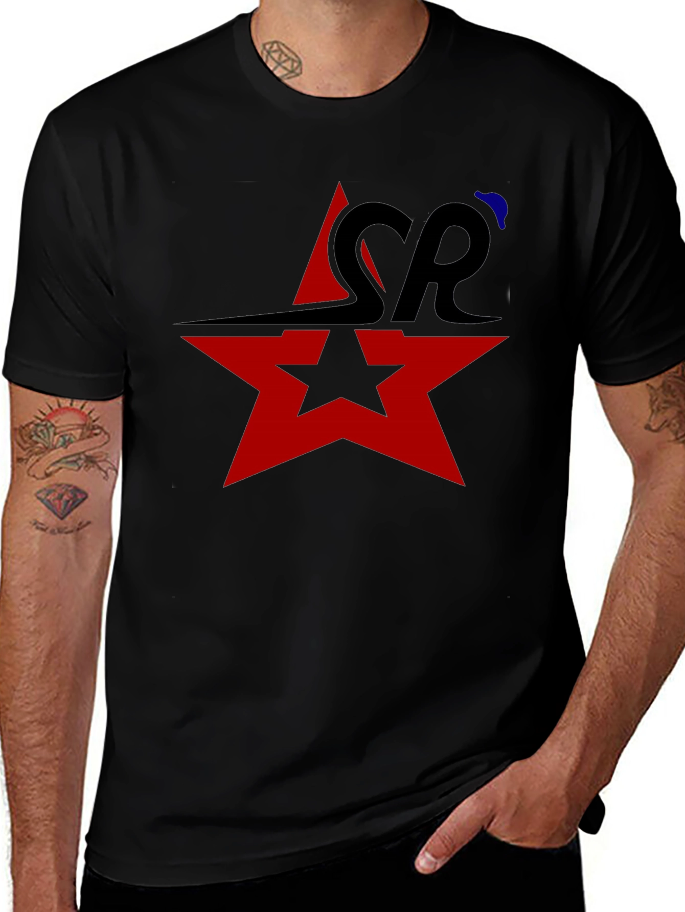 Star Logo Black T-Shirt