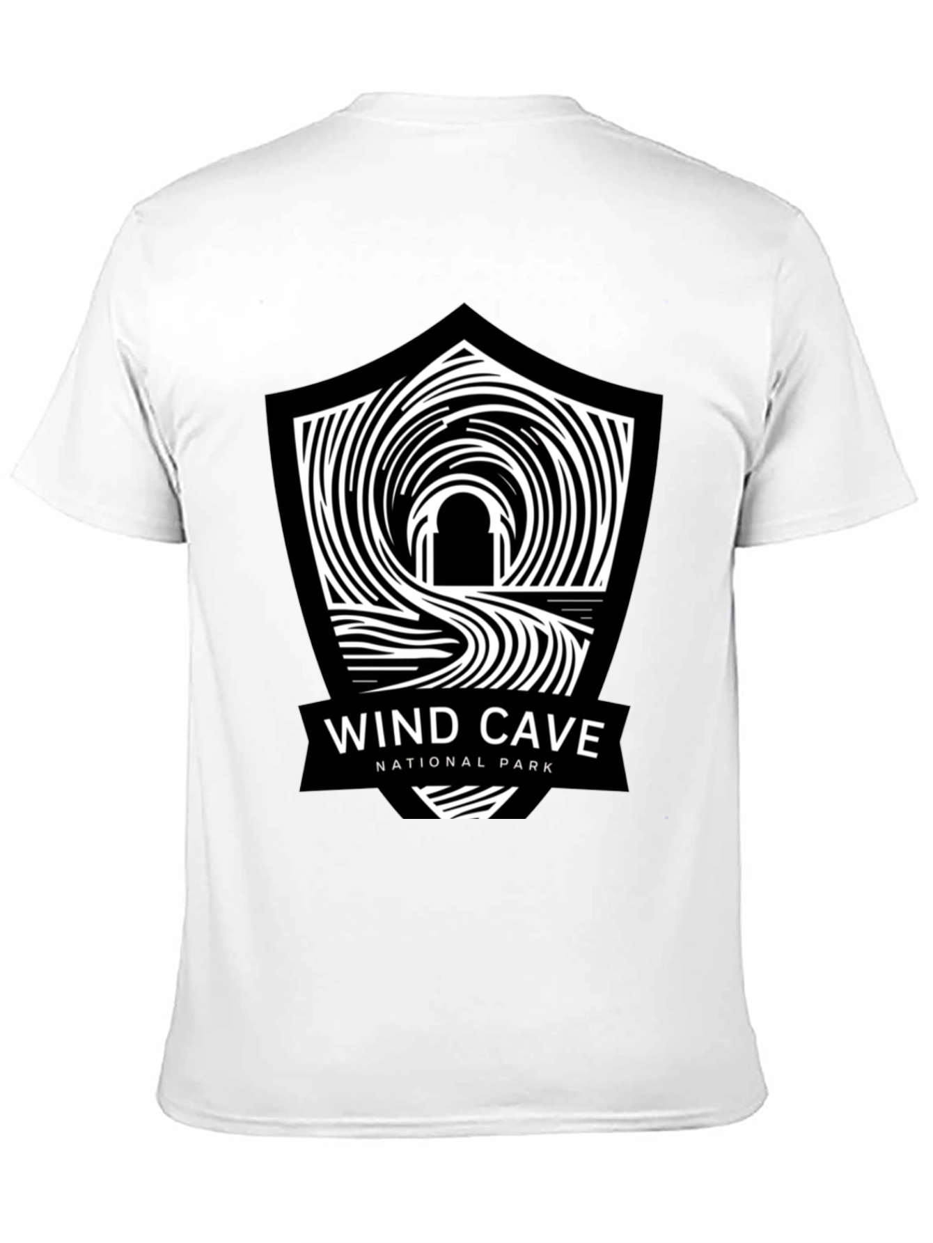 Wind Cave National Park Black T-Shirt