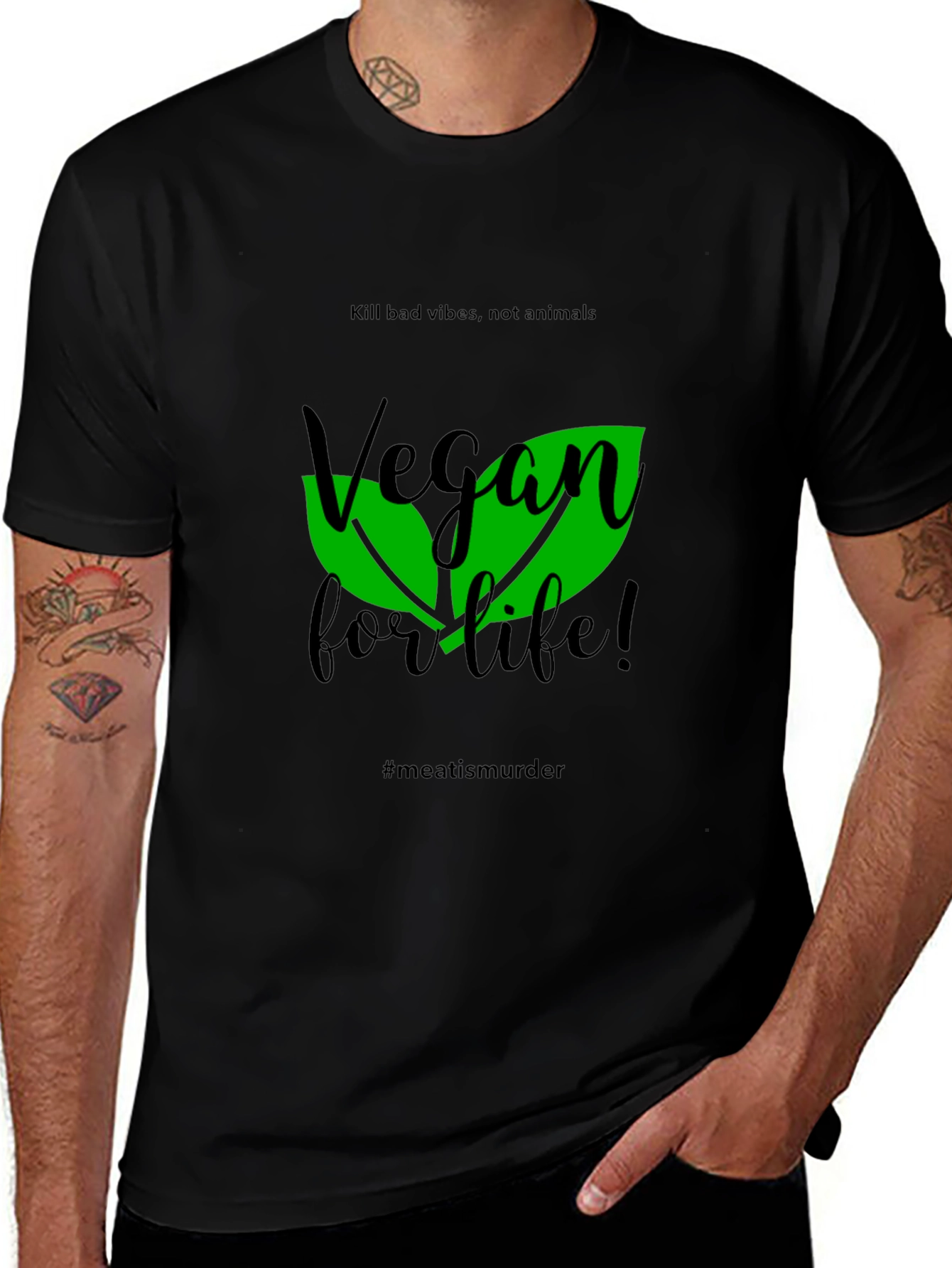 Vegan for Life Graphic Tee
