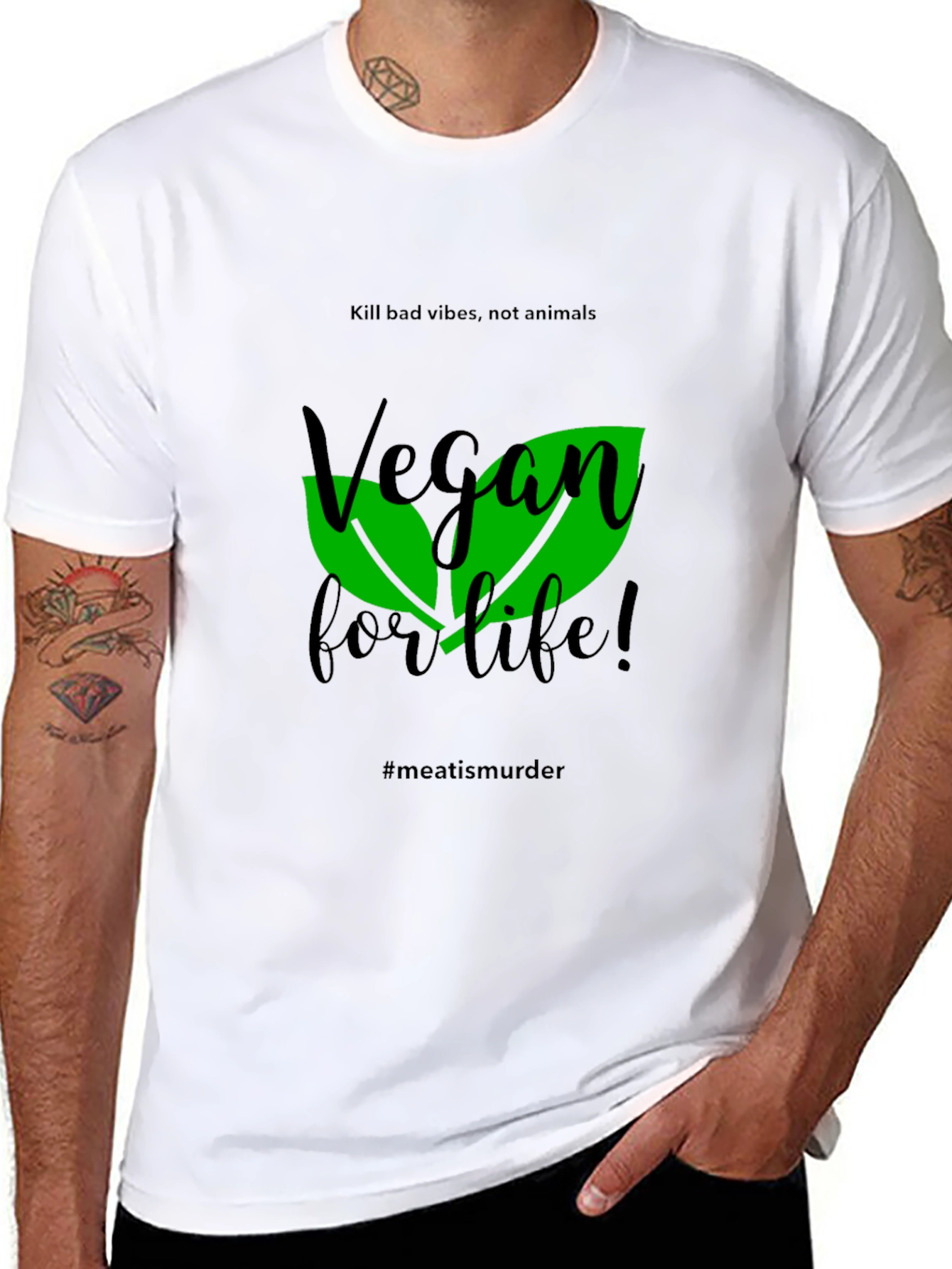 Vegan for Life Graphic Tee