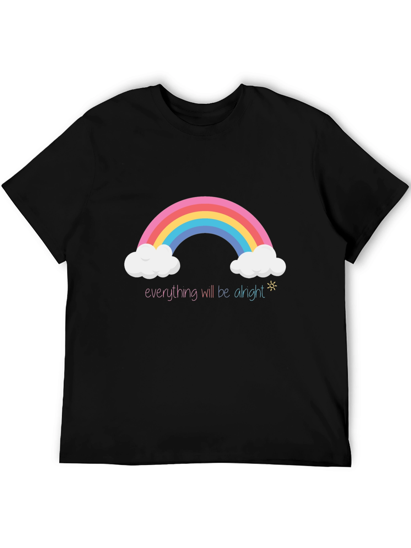 Rainbow Everything Will Be Alright T-Shirt