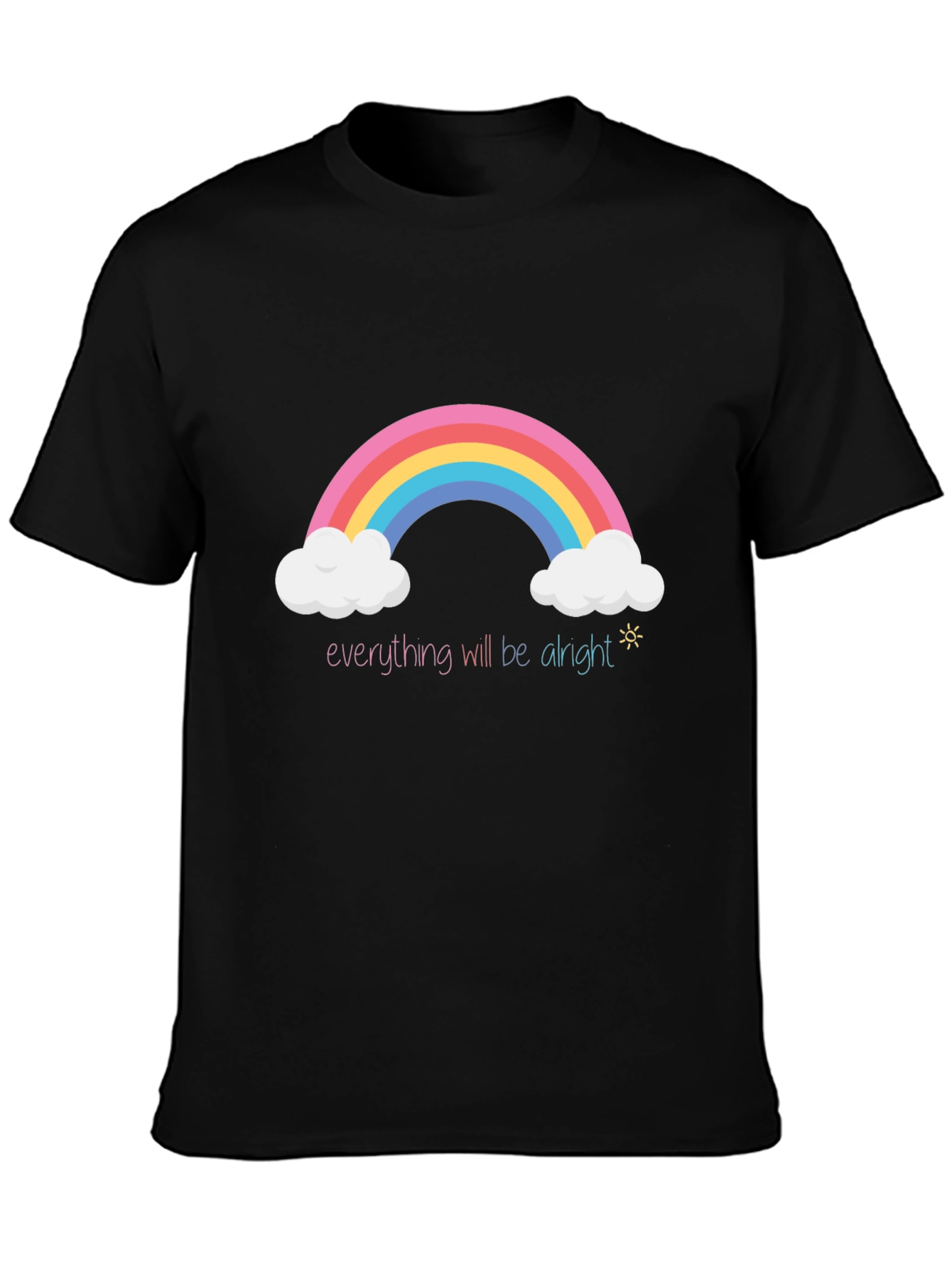 Rainbow Everything Will Be Alright T-Shirt