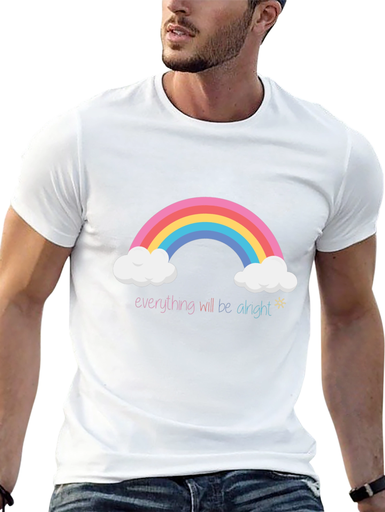 Rainbow Everything Will Be Alright T-Shirt