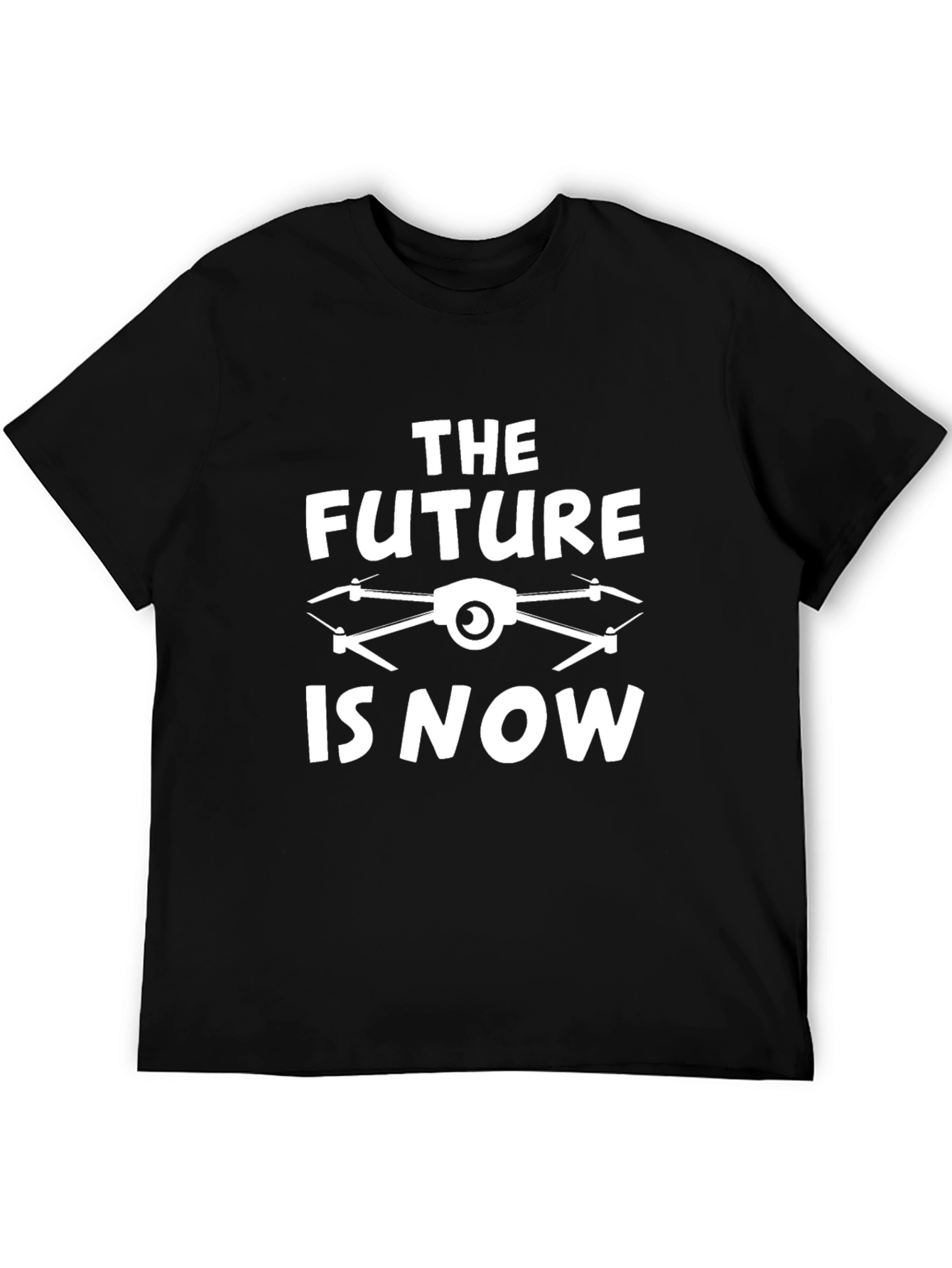 The Future Is Now Drone Graphic T-Shirt