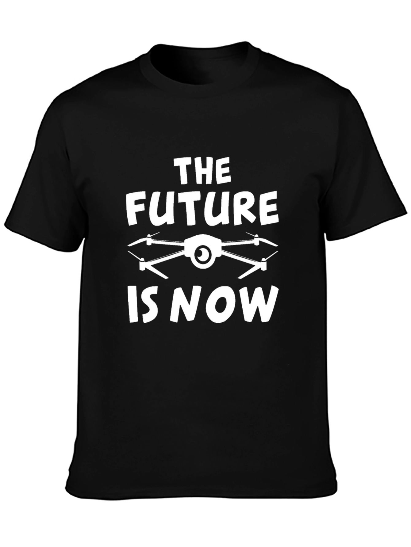 The Future Is Now Drone Graphic T-Shirt