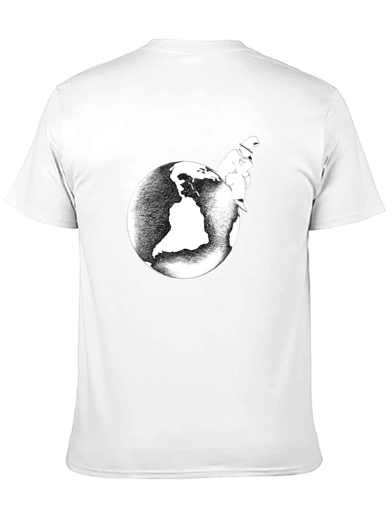 Pensive World T-Shirt - Global Thinker Tee