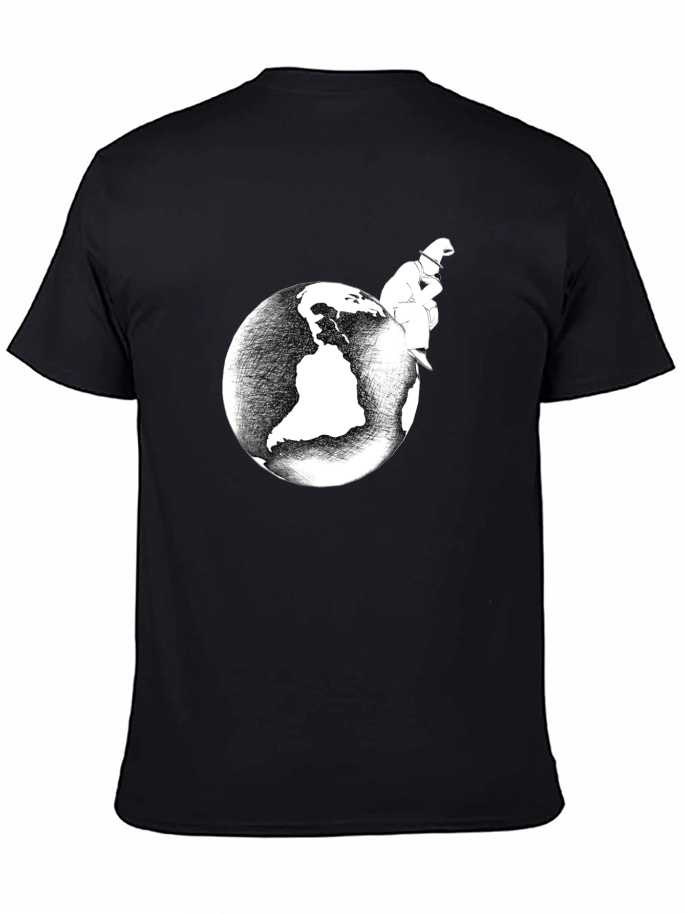 Pensive World T-Shirt - Global Thinker Tee