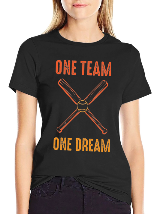 One Team One Dream Baseball Graphic Tee