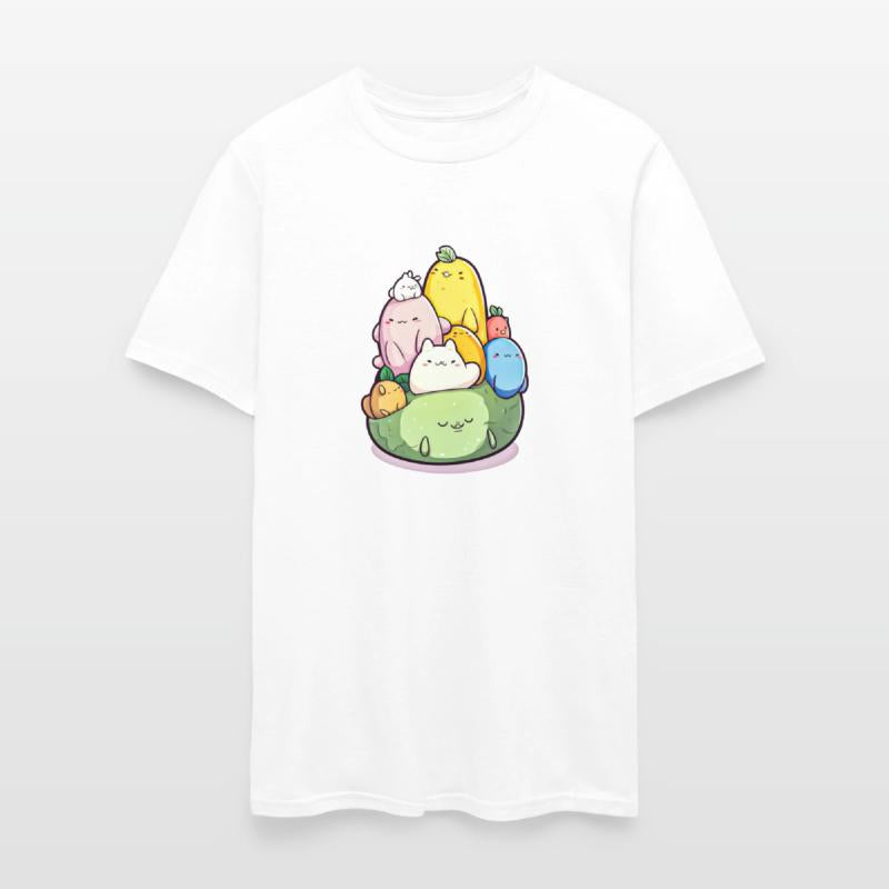 Adorable Bubble Family Cartoon Design