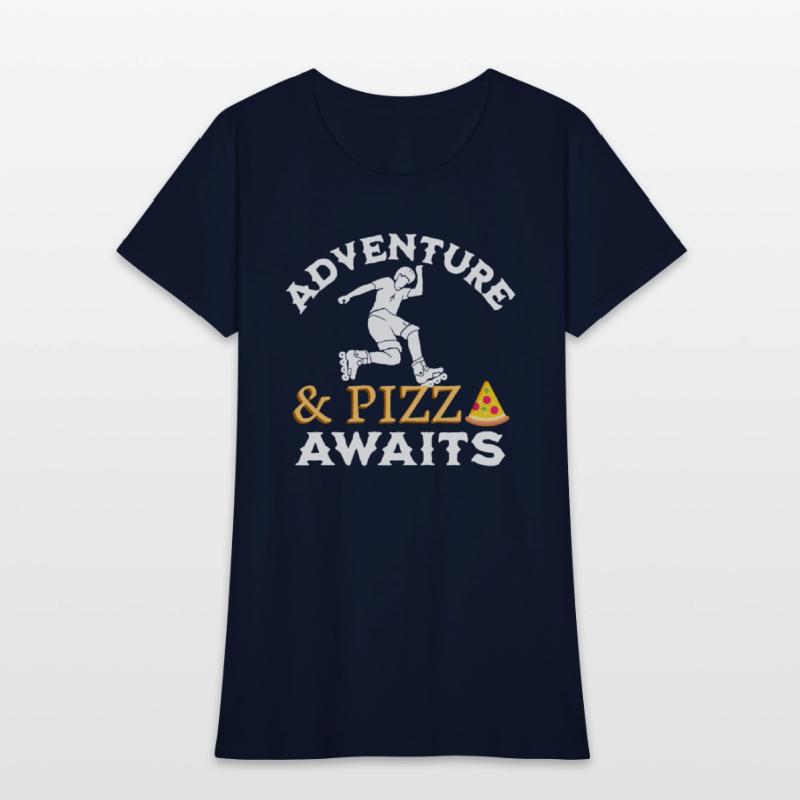 Adventure And Pizza Awaits | Roller Skating Gift