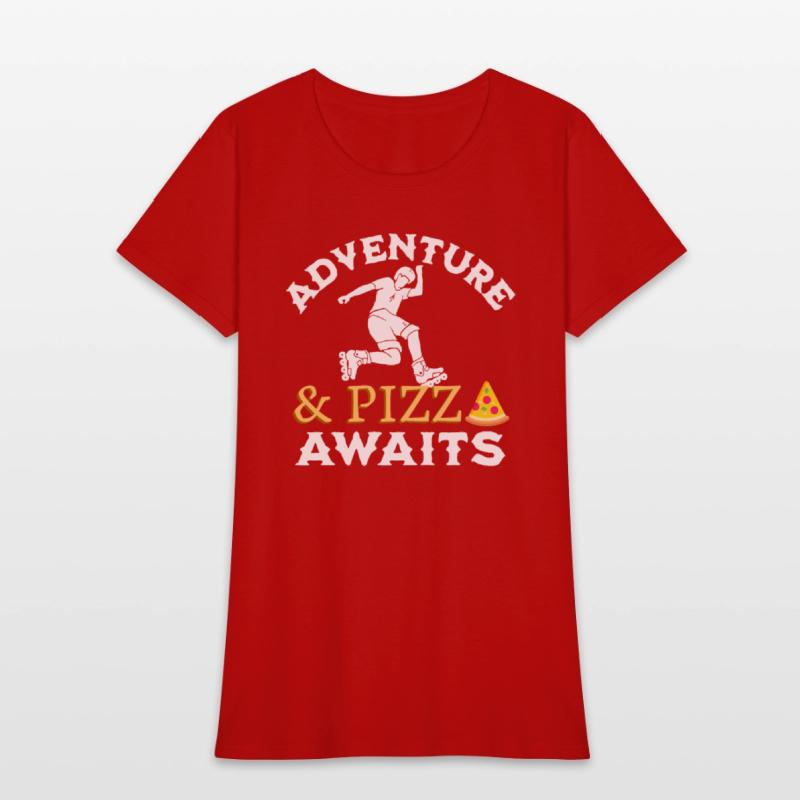 Adventure And Pizza Awaits | Roller Skating Gift