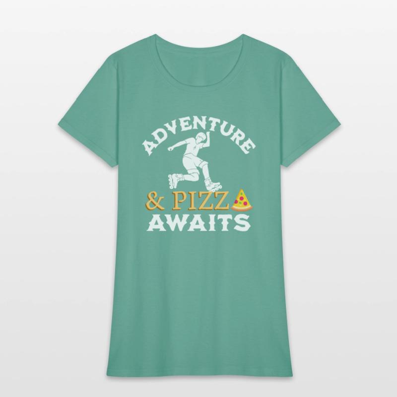 Adventure And Pizza Awaits | Roller Skating Gift