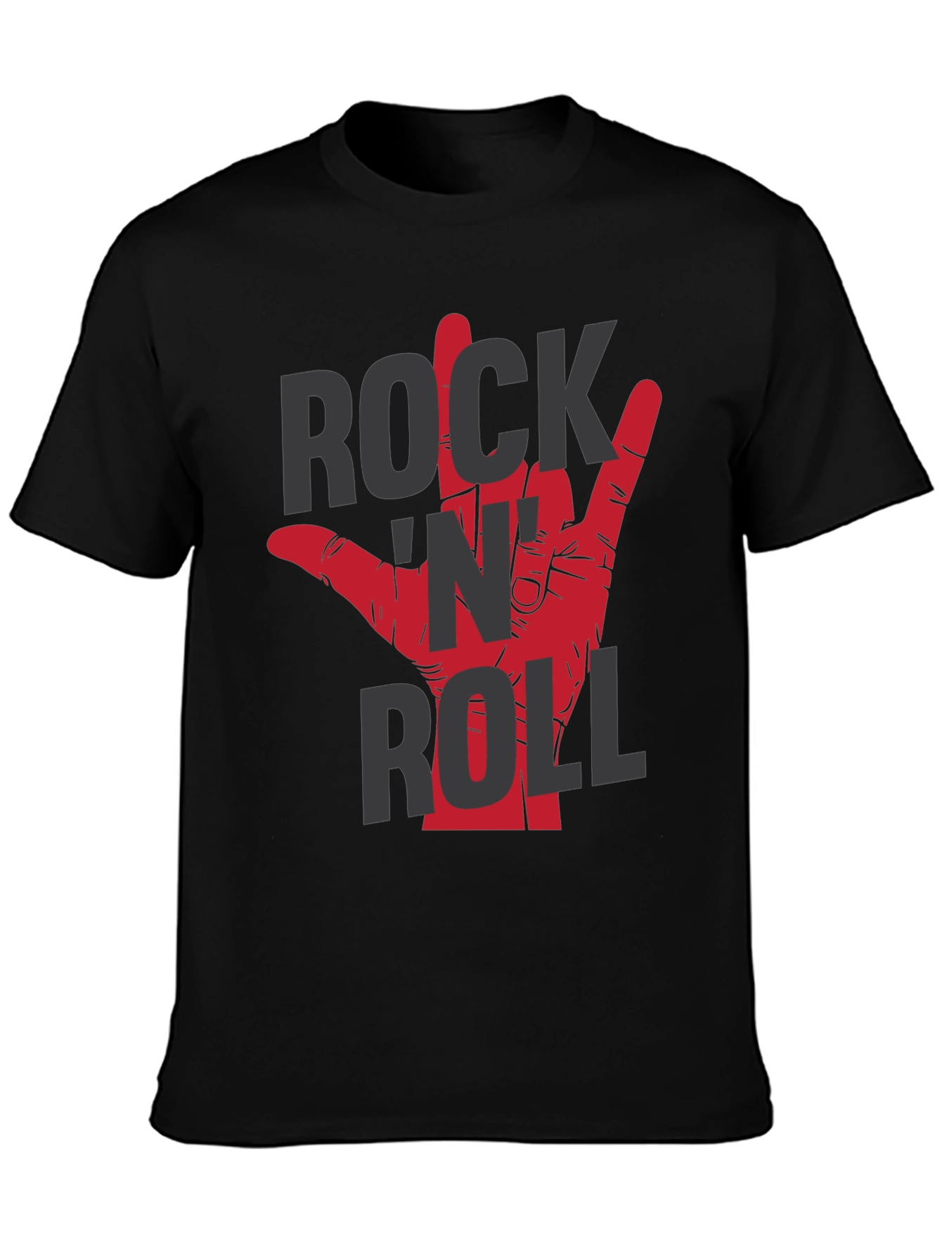 Rock N Roll Hand Graphic T-Shirt