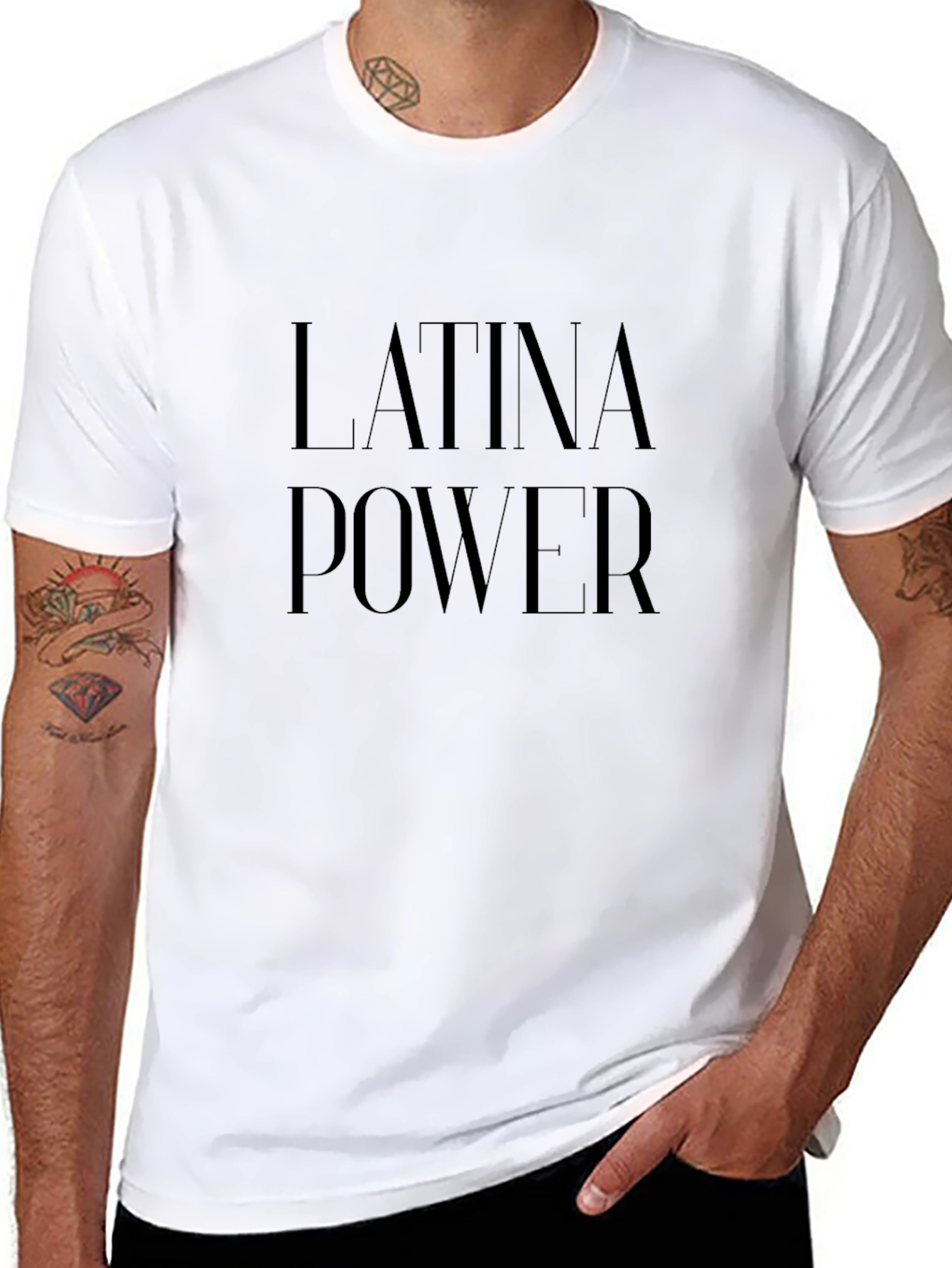 Latina Power Black T-Shirt