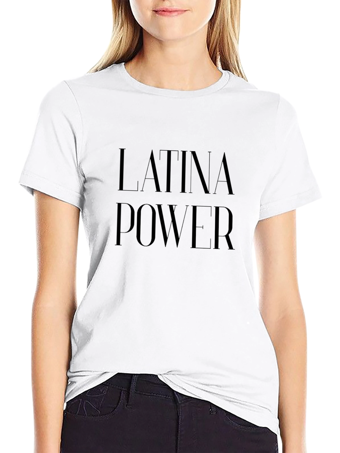 Latina Power Black T-Shirt