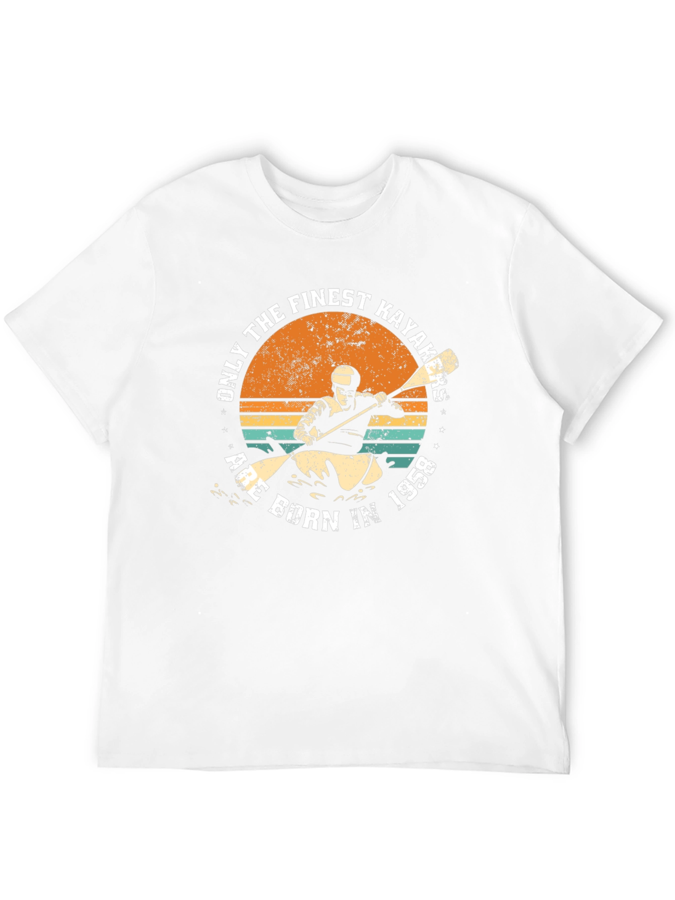 Finest Kayakers Born in 1958 Retro T-Shirt