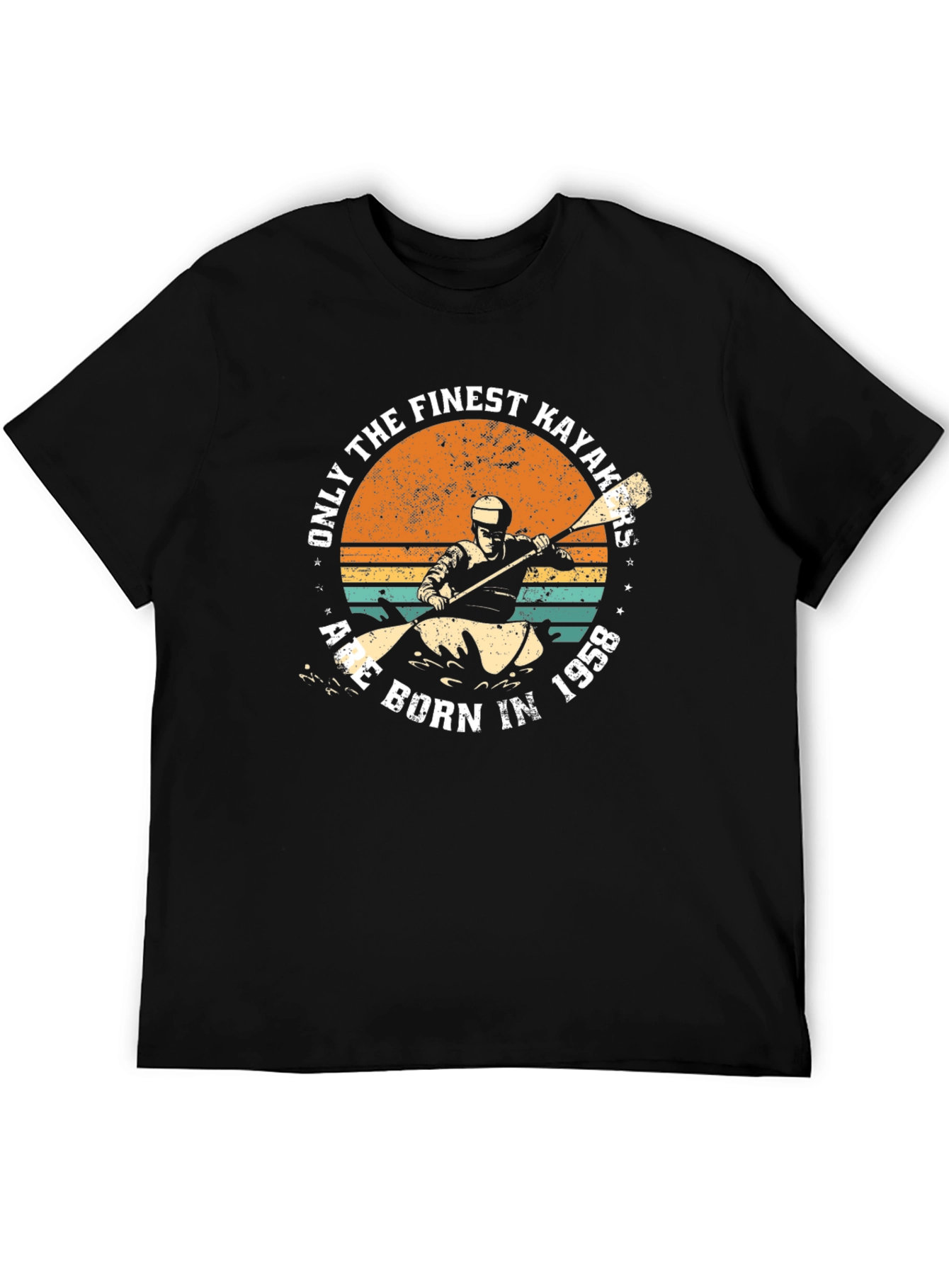 Finest Kayakers Born in 1958 Retro T-Shirt