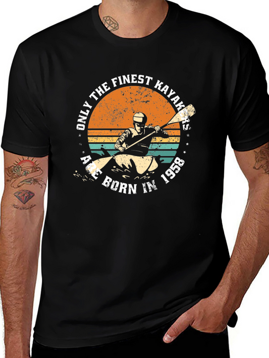 Finest Kayakers Born in 1958 Retro T-Shirt