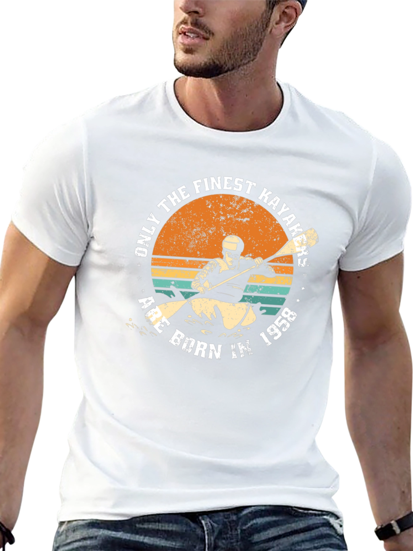 Finest Kayakers Born in 1958 Retro T-Shirt