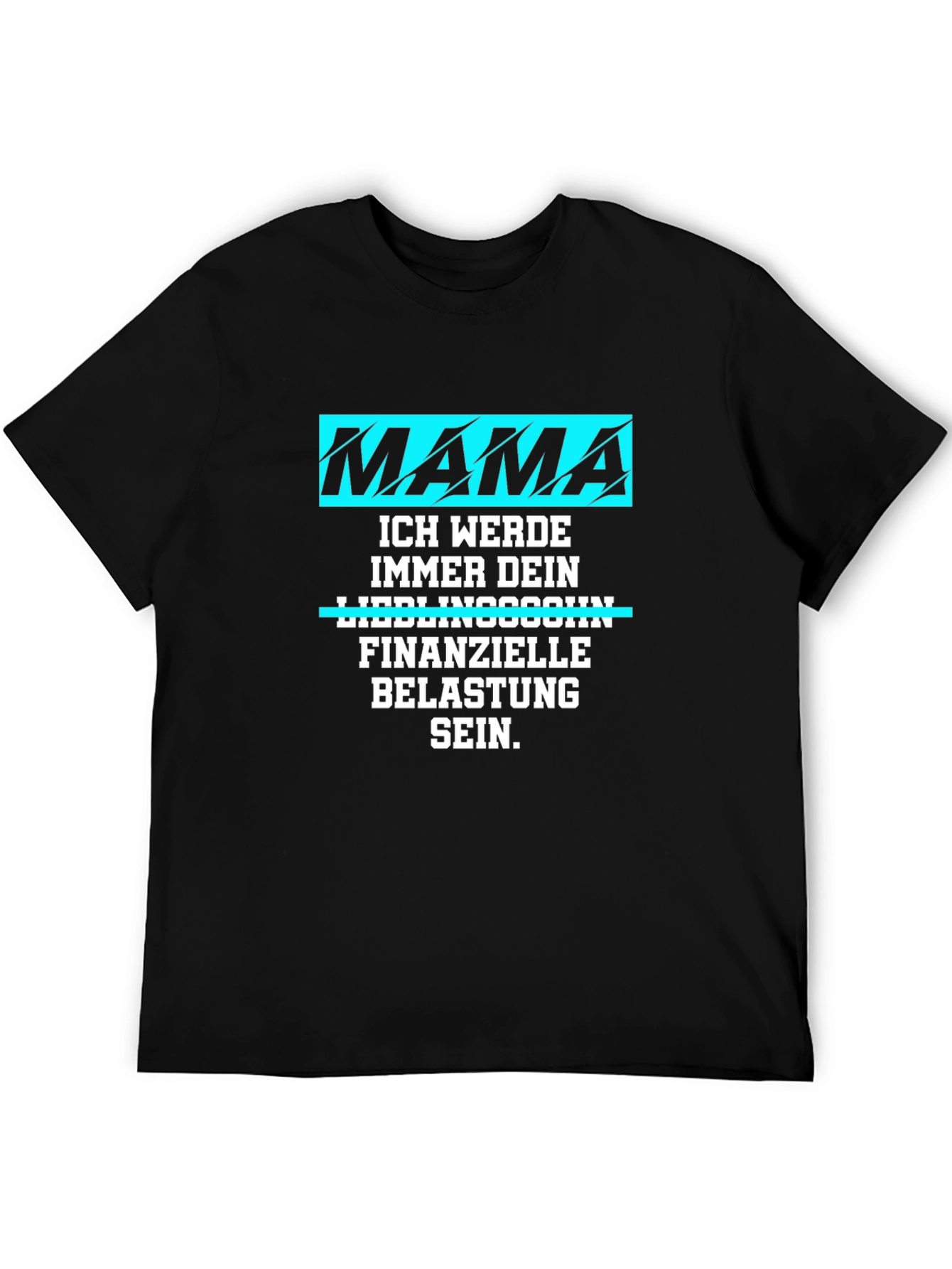 Mamas Boy T-Shirt: Funny German Saying