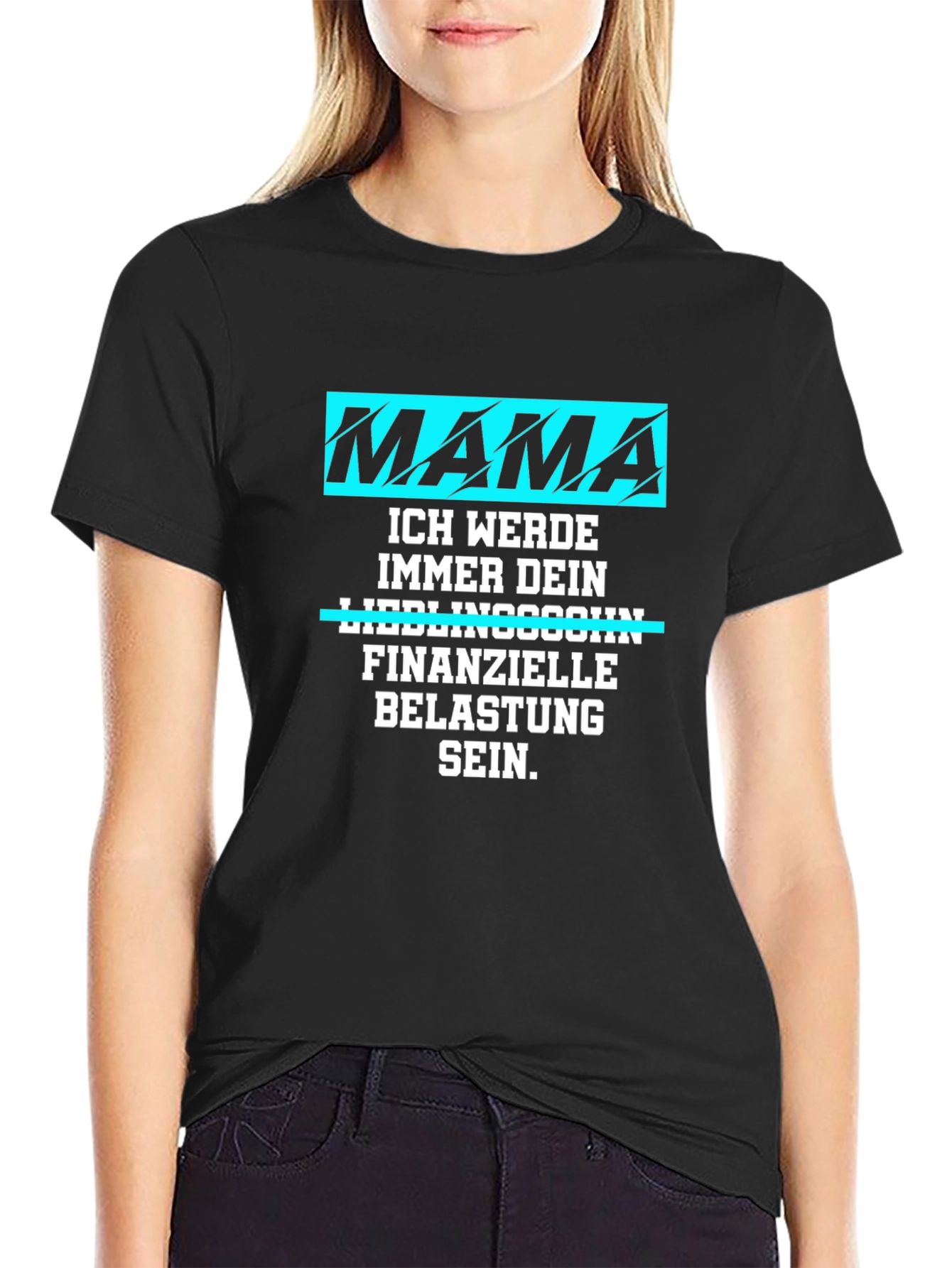 Mamas Boy T-Shirt: Funny German Saying