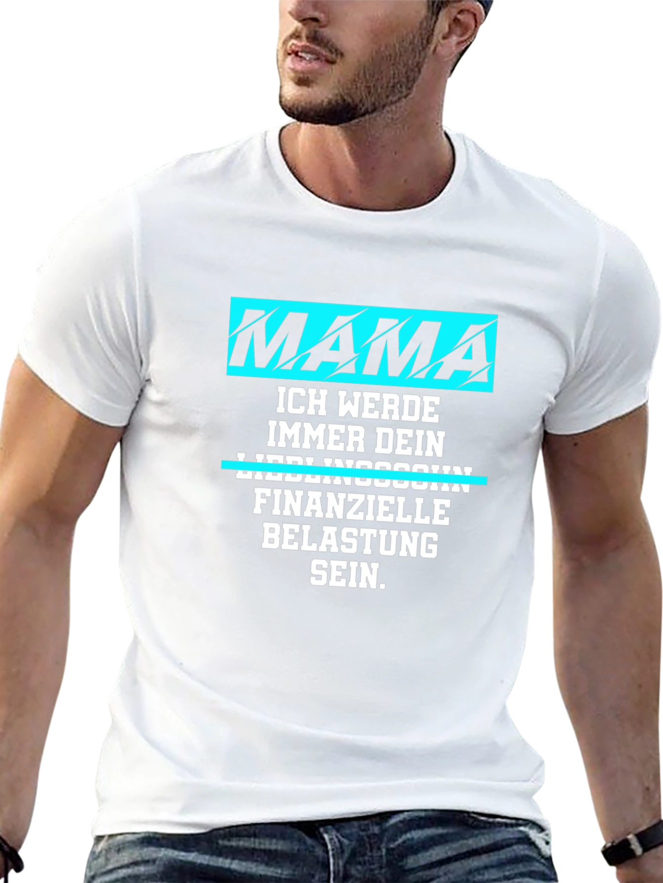 Mamas Boy T-Shirt: Funny German Saying