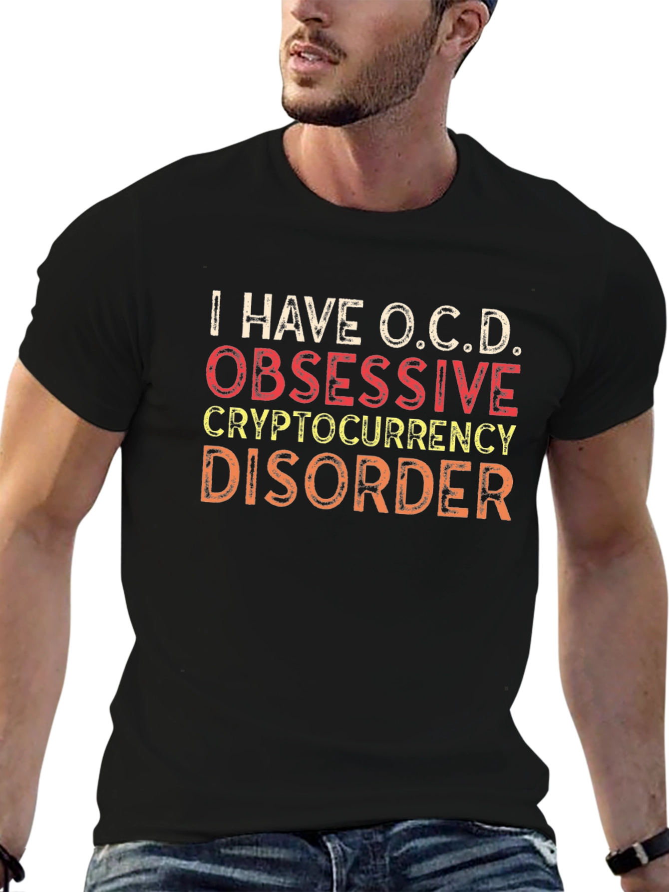 O.C.D. Cryptocurrency Disorder Graphic T-Shirt
