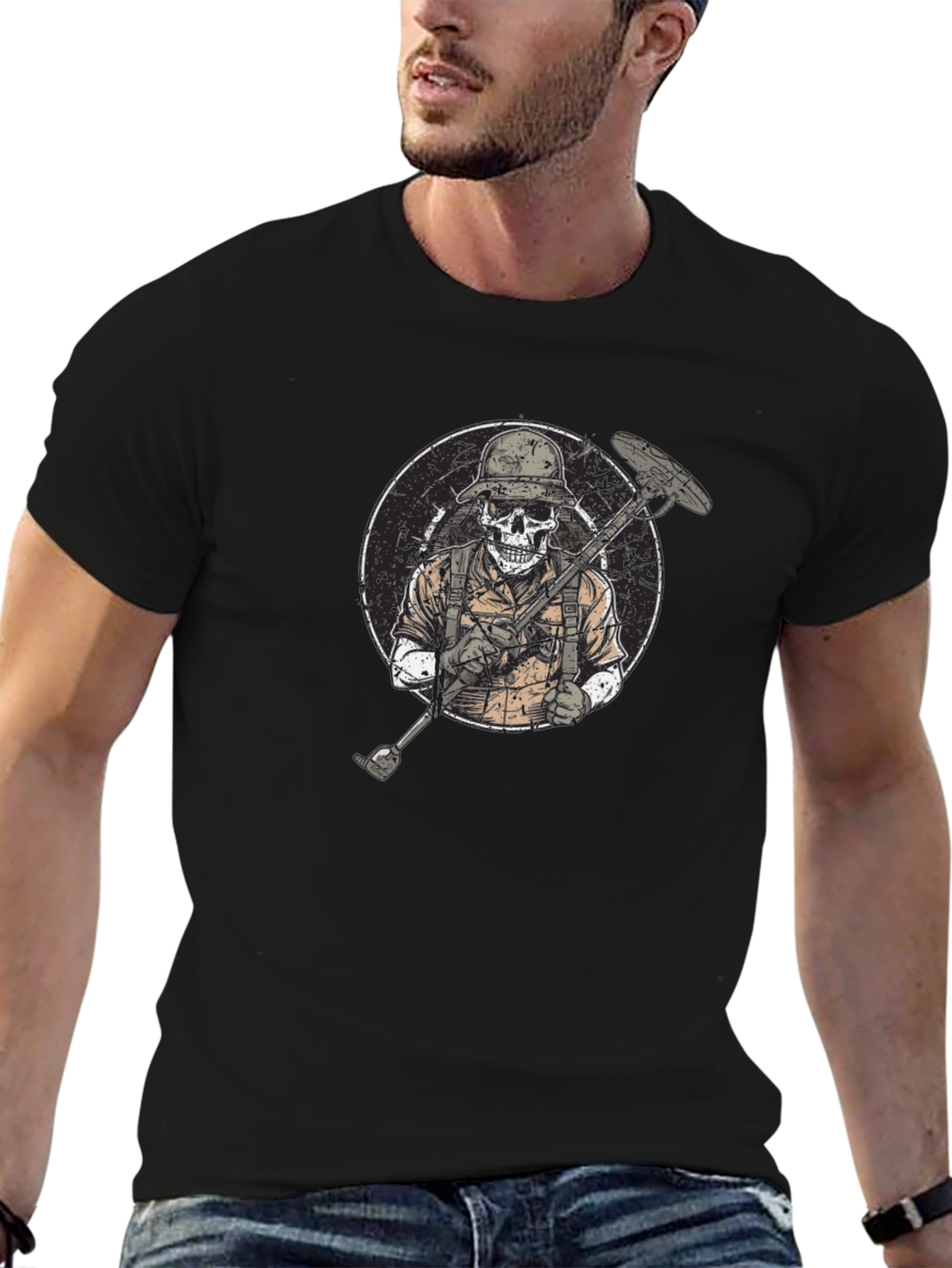 Skull Miner Graphic Tee