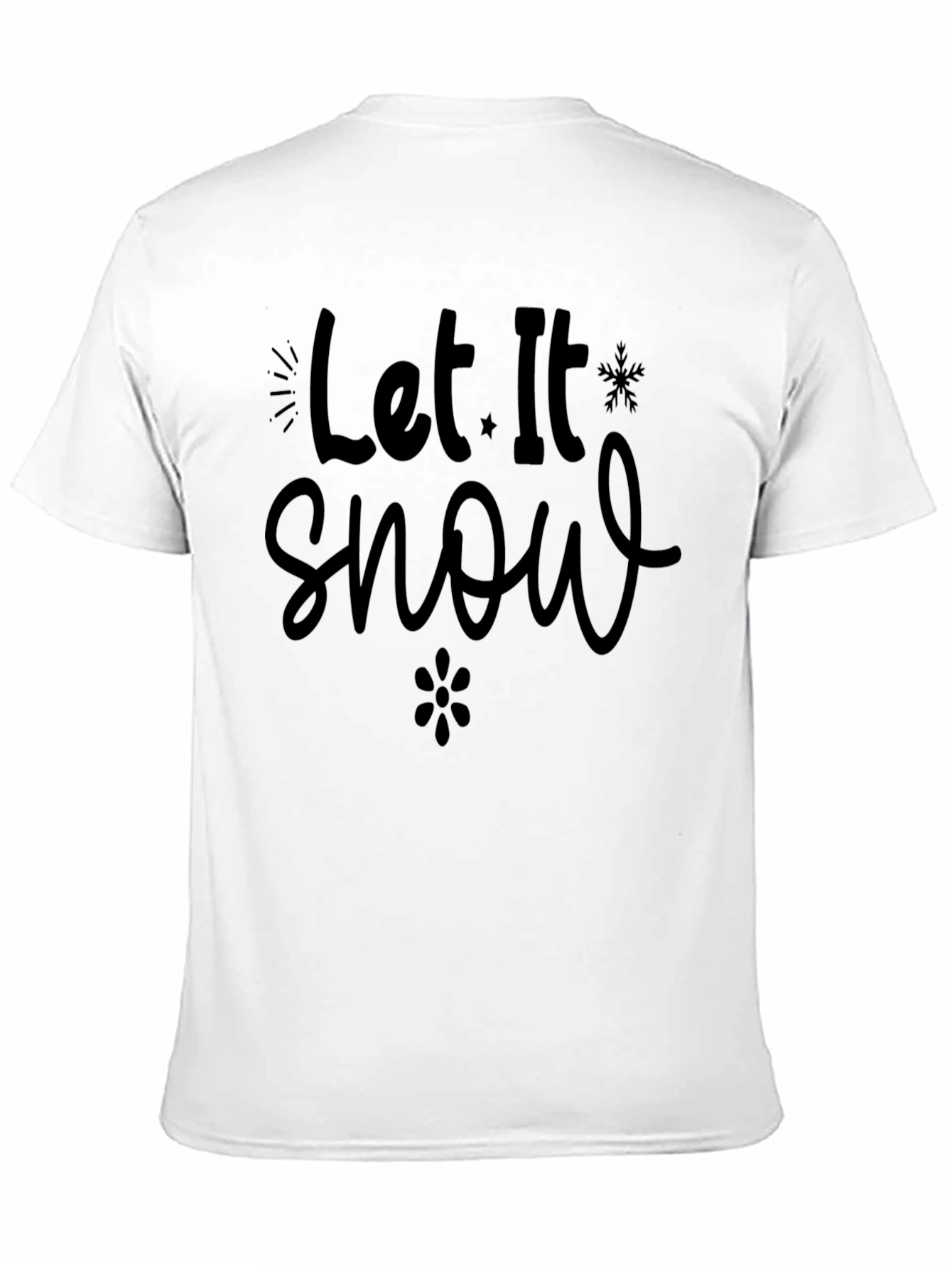 Let It Snow Graphic Tee - Winter Holiday Apparel
