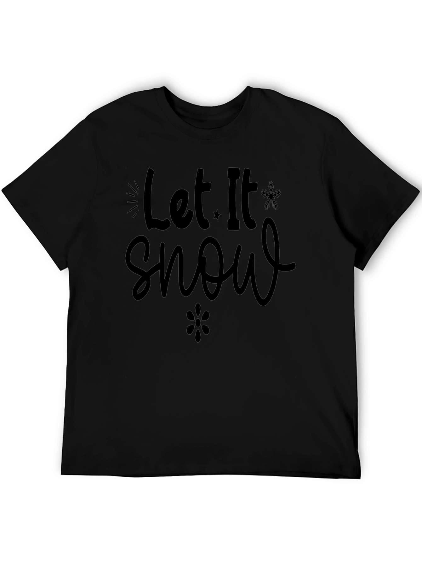 Let It Snow Graphic Tee - Winter Holiday Apparel