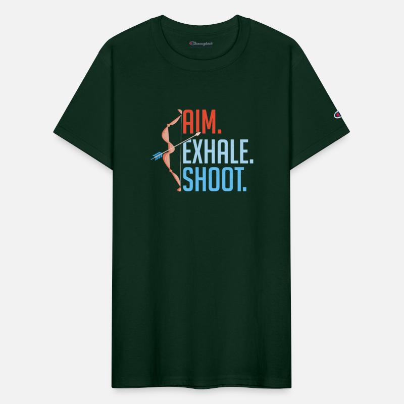 Aim Exhale Shoot. Bow & Arrows Target Archery