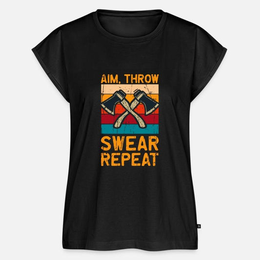 Aim Throw Swear Repeat - logger