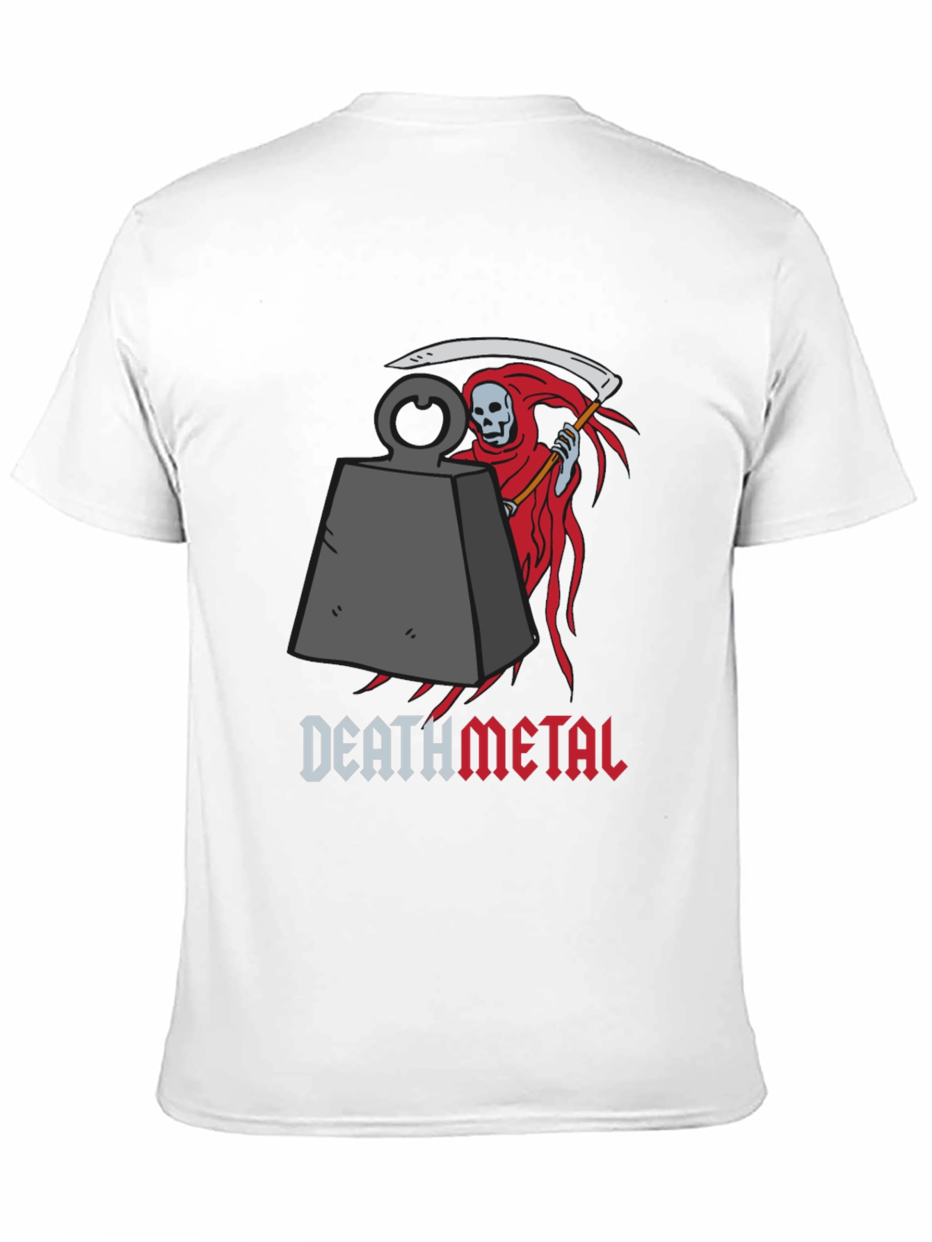Death Metal Grim Reaper Graphic T-Shirt