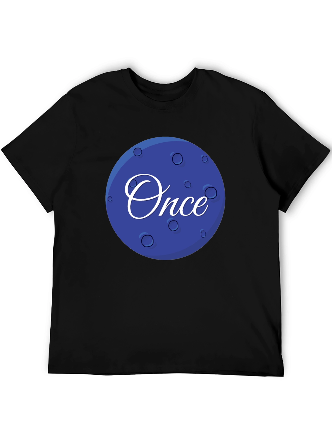 Once Moon Graphic T-Shirt - Trendy Casual Wear