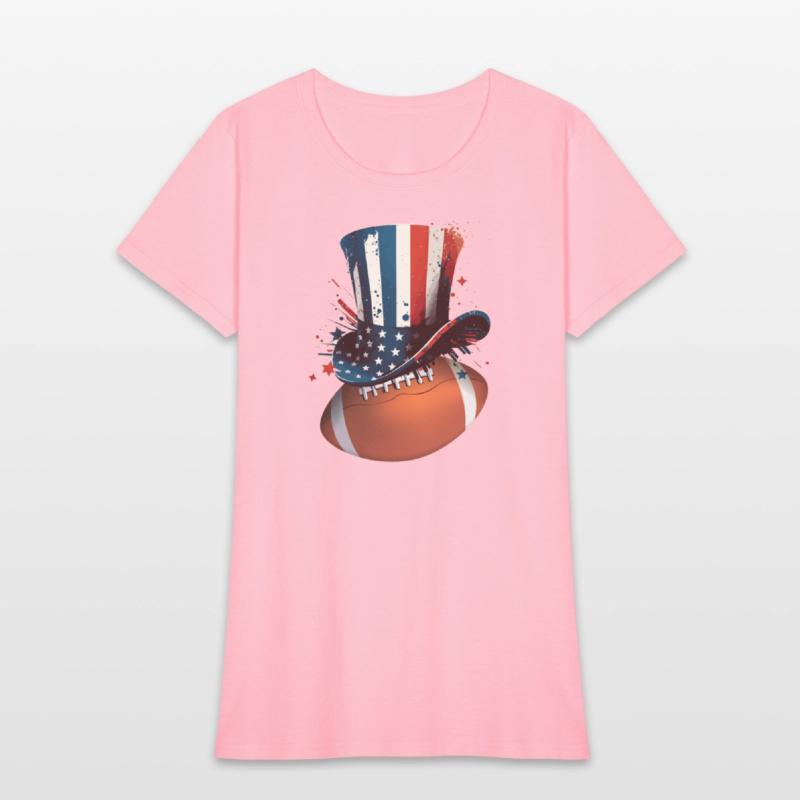 America USA Flag 4th Of July American Football