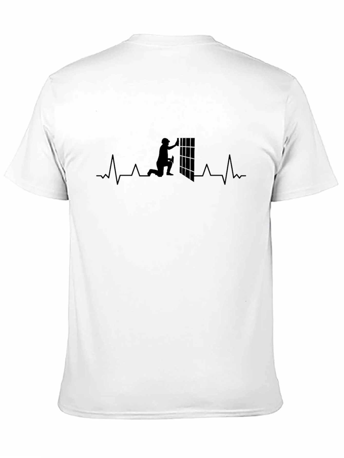 Tiler Heartbeat Graphic Tee - Black Cotton Blend