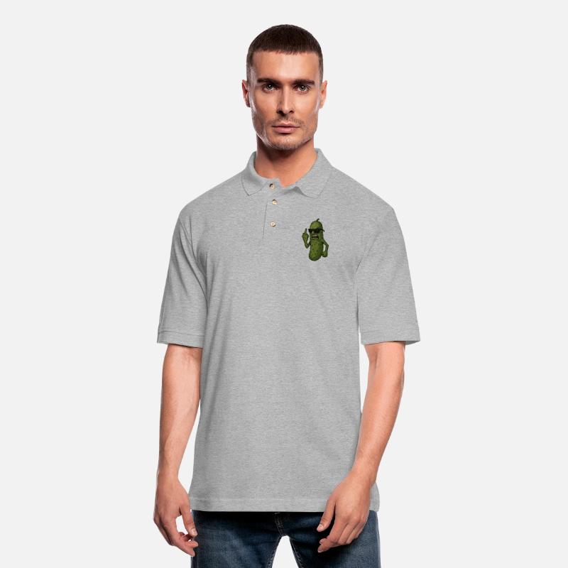 Angry Pickle Flipping the Bird