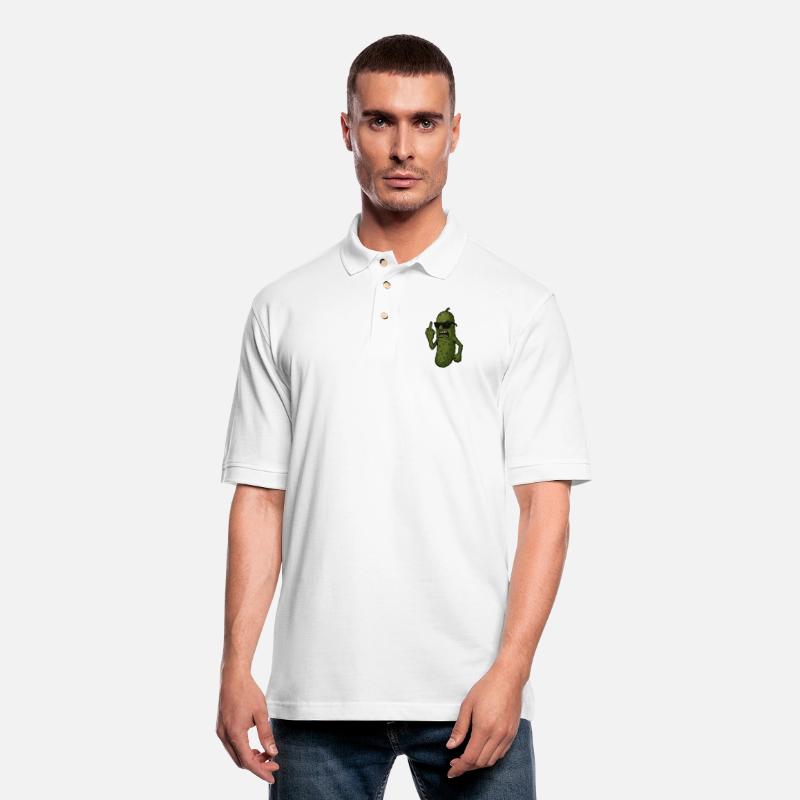 Angry Pickle Flipping the Bird