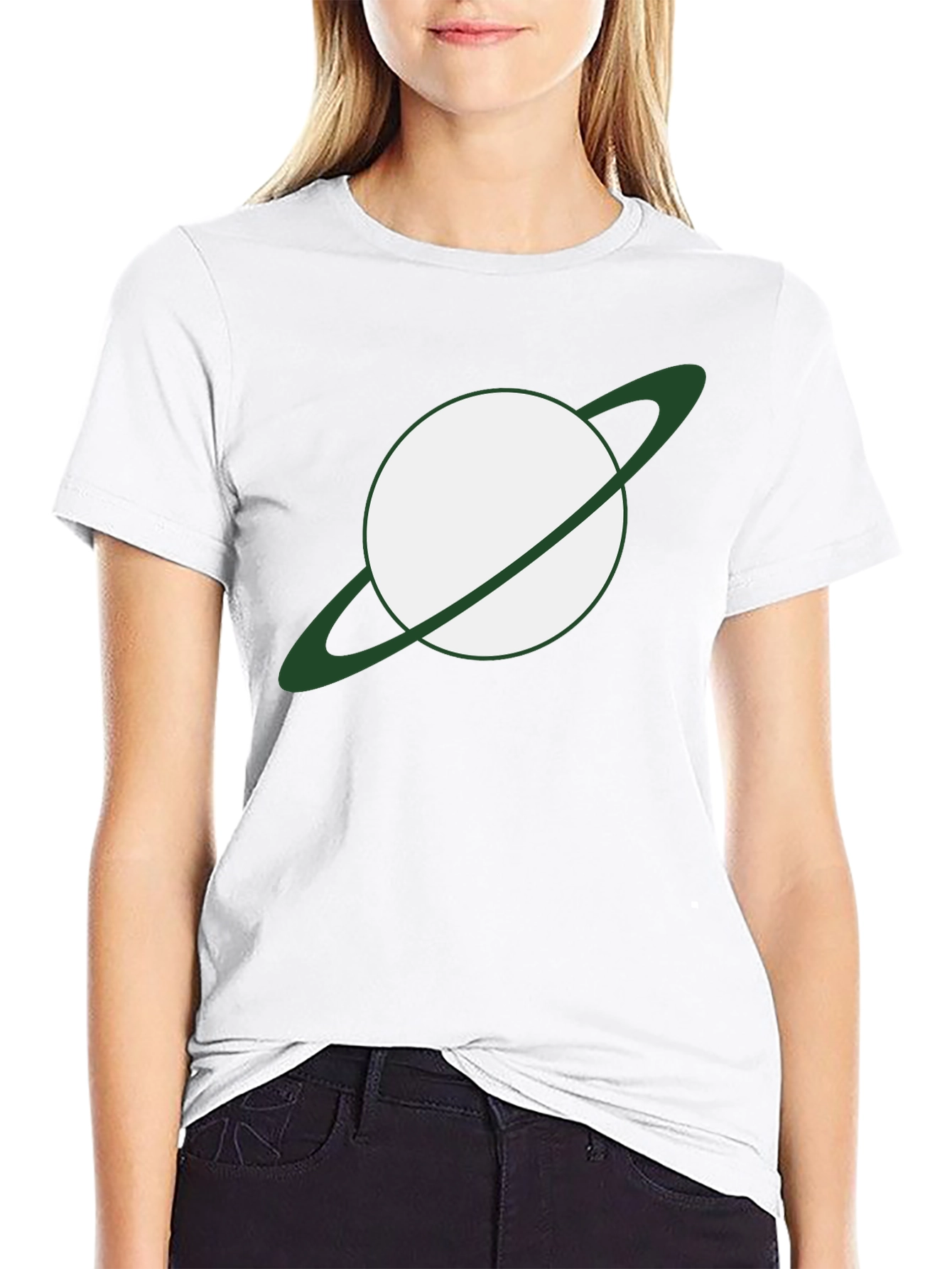Saturn Graphic Tee - Cool Space Design
