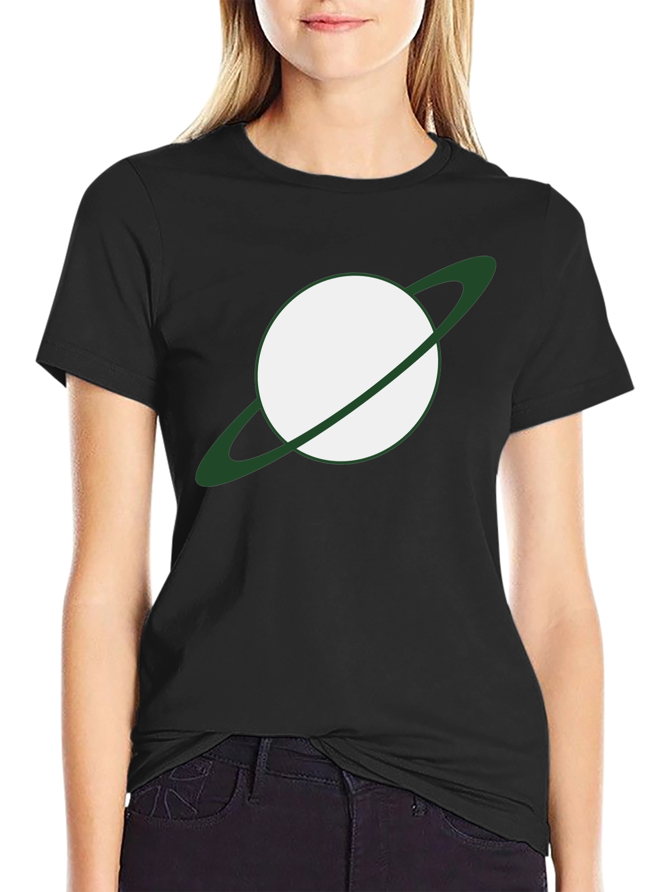 Saturn Graphic Tee - Cool Space Design