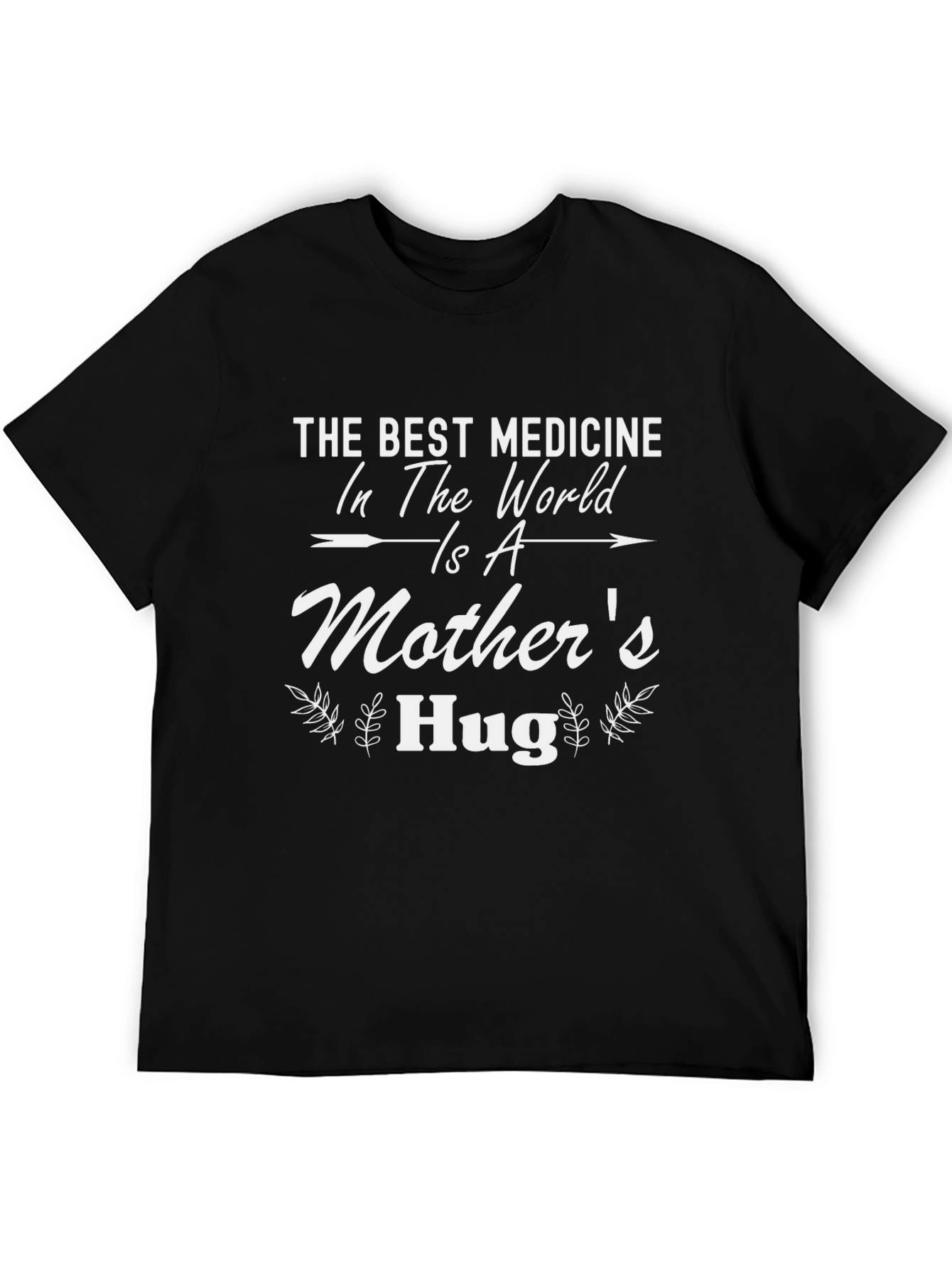 Mothers Hug Black Graphic Tee Shirt