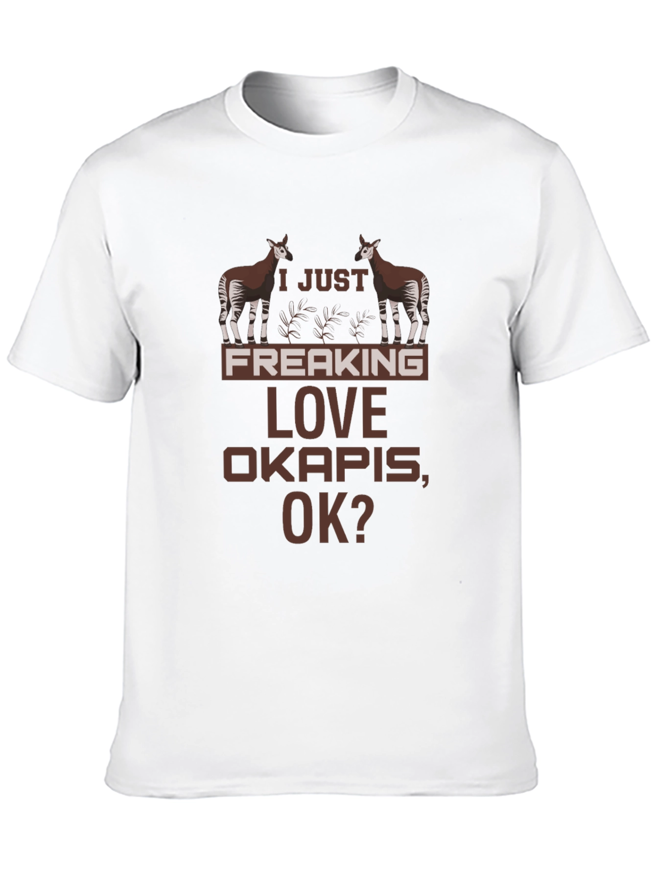 I Love Okapis Graphic T-Shirt