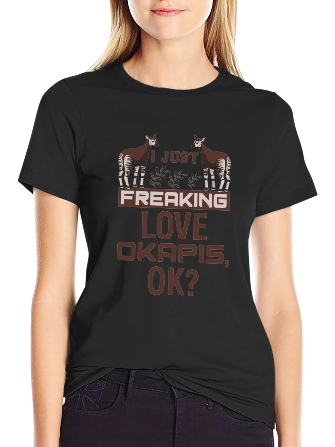 I Love Okapis Graphic T-Shirt