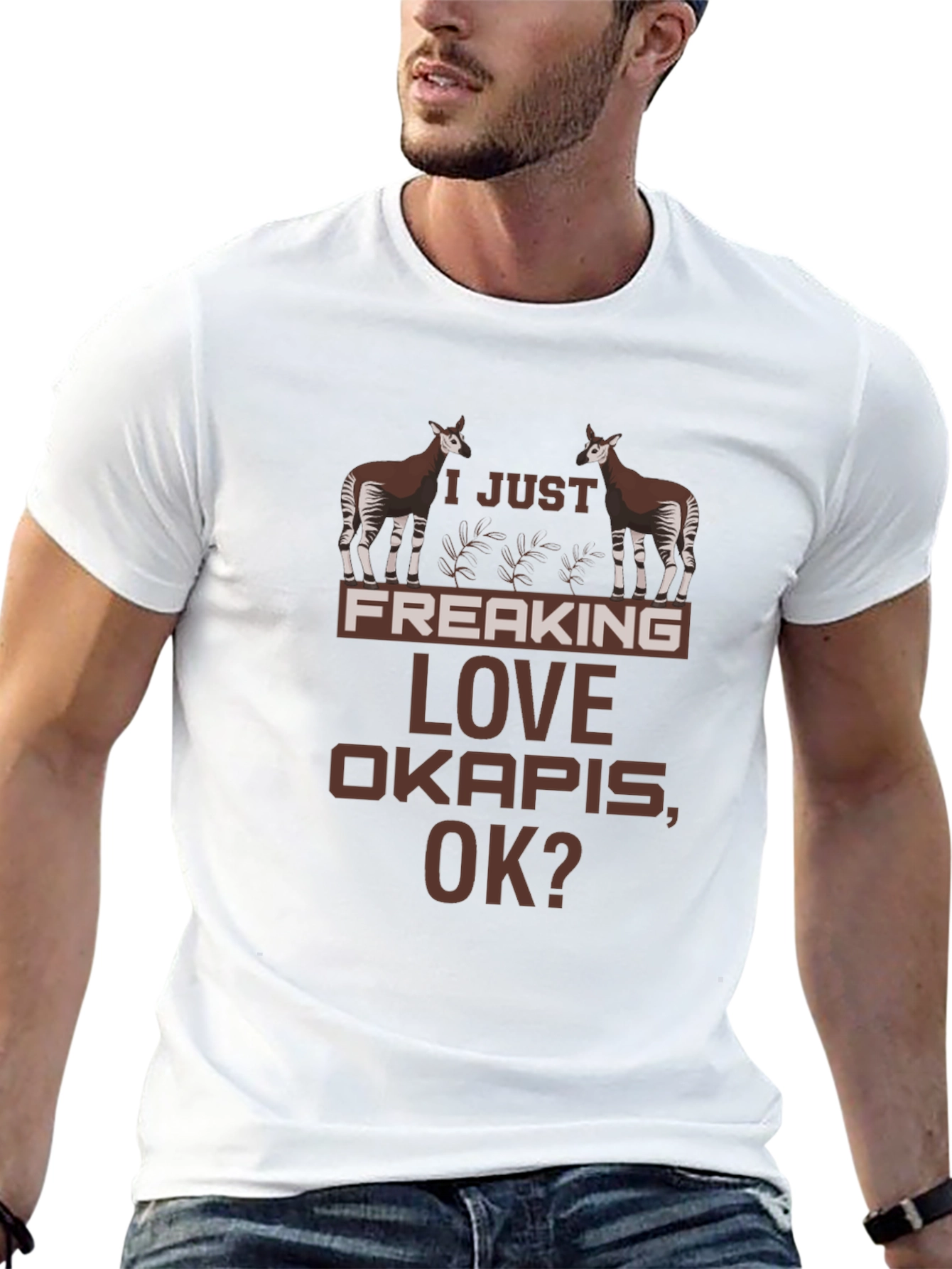 I Love Okapis Graphic T-Shirt